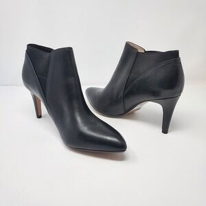 Clarks Black Leather Stiletto Bootie Size 8
